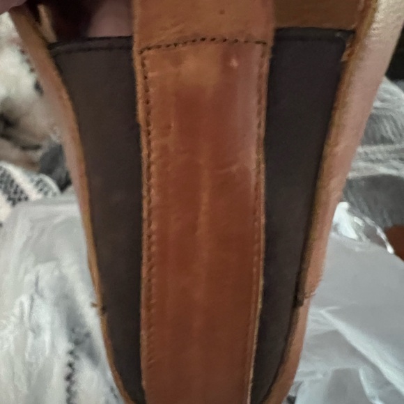 Handcrafted NWOB Women’s Lt Brown Knee High Leather Wide Calf Boots. Size 7. BR - Picture 10 of 10
